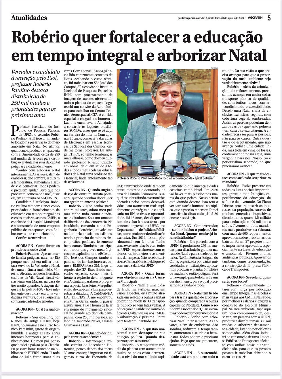 SAIU NA IMPRENSA
