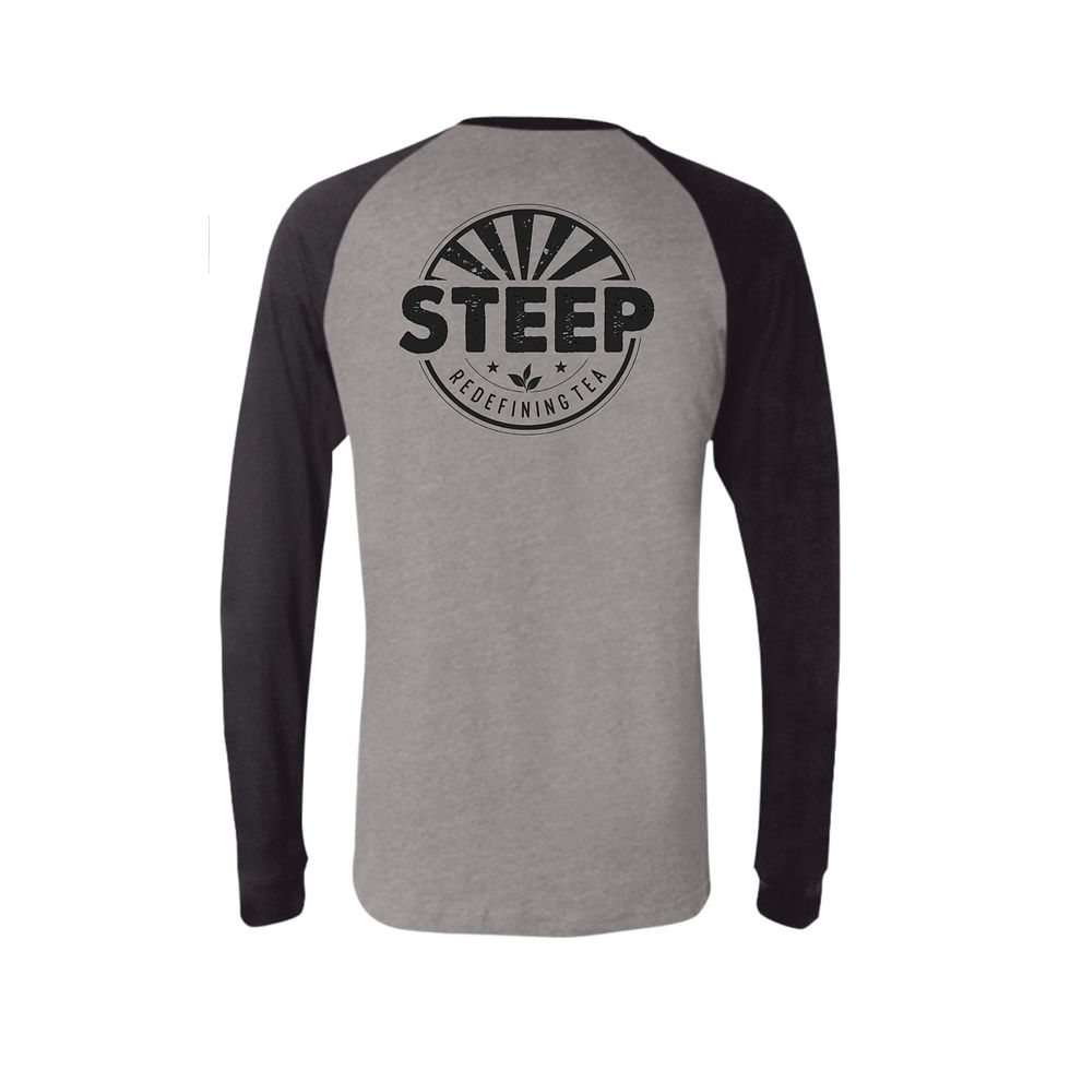 Thumbnail: Long Sleeve Jersey Baseball Tee Heather / Black