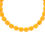 Miniature : Collier jaune d'or pastilles