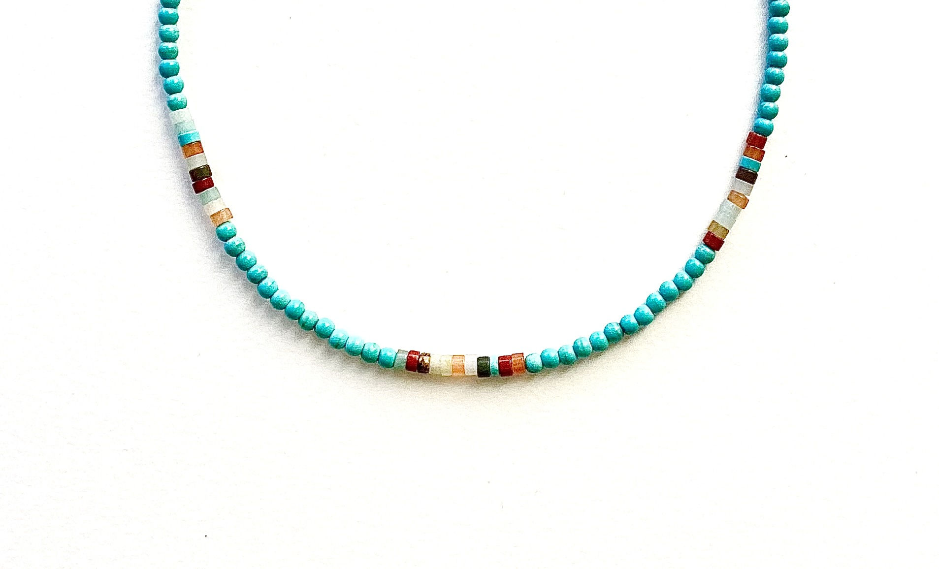 Ras du cou MOZAIK turquoise