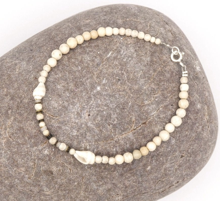 Miniature : Bracelet océan fermoir argent