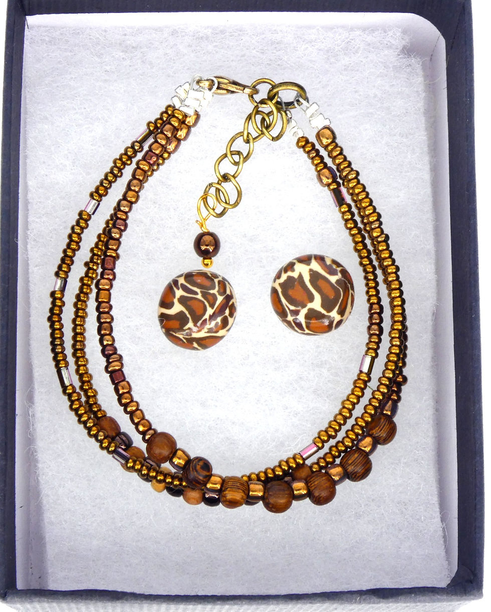 Miniature : Bracelet 3rangs allongeable