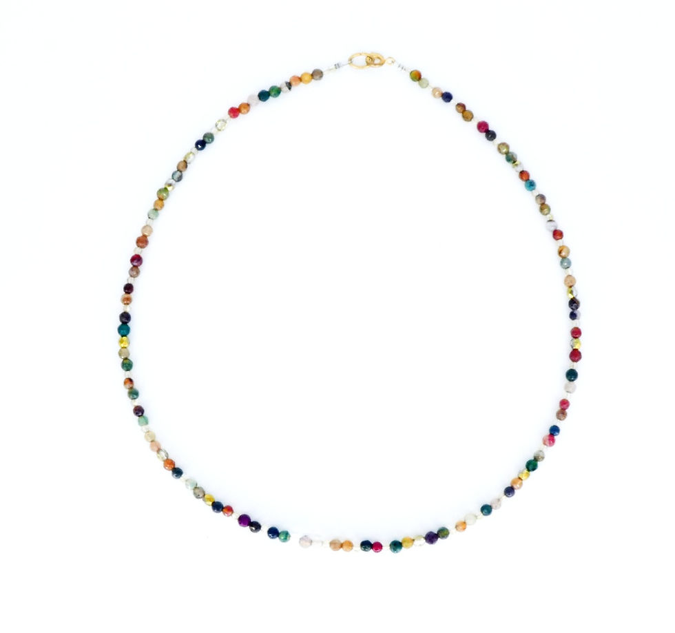 Collier multicolore "automne"