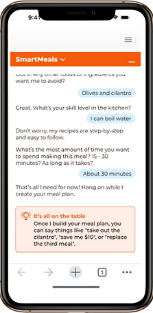 Generative AI Meal Planning