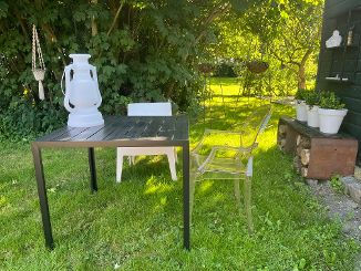 eigen plek in de boomgaard