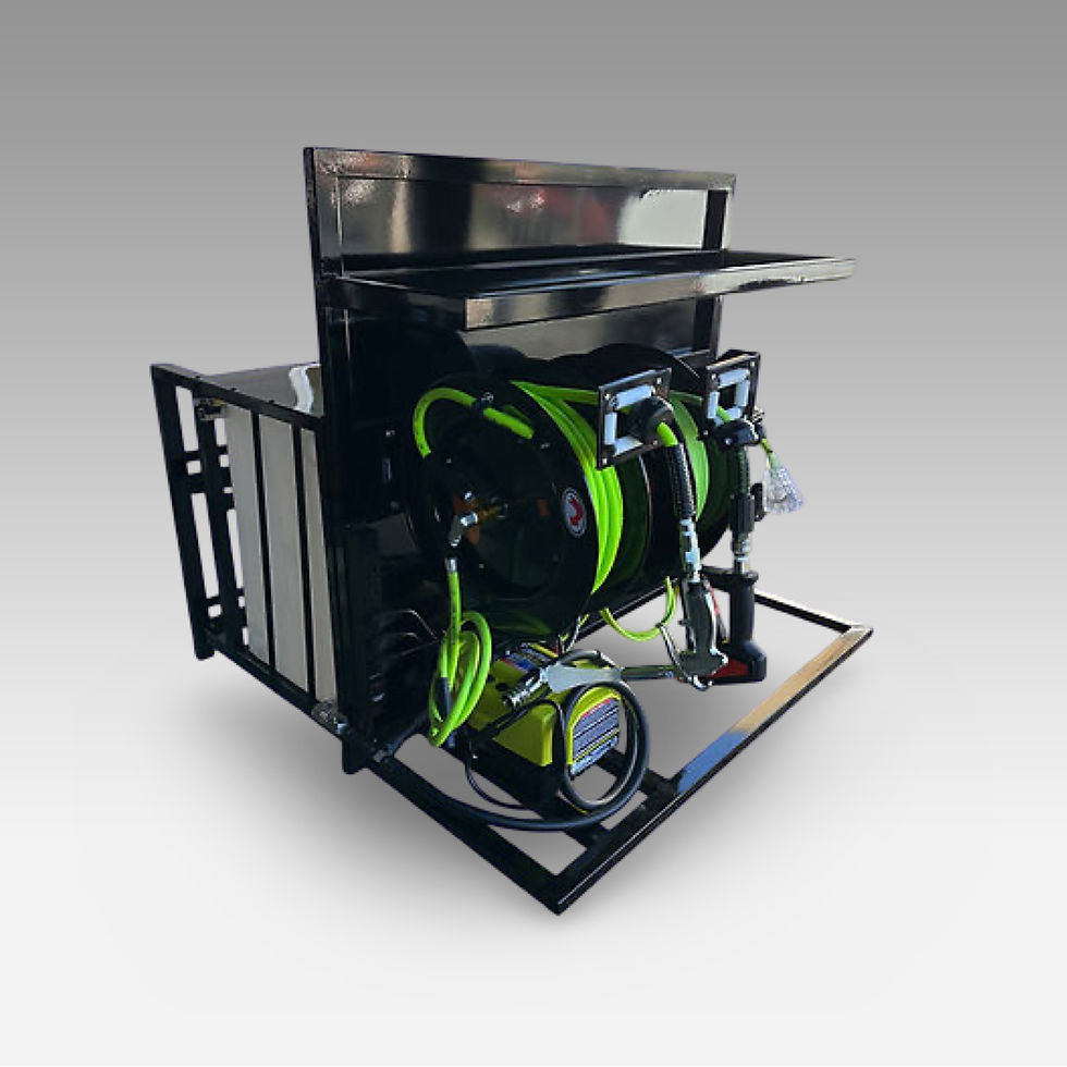 Mini Van Detailing Setup