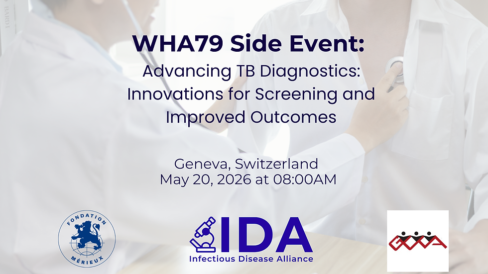 WHA79 Side Event: Advancing TB Diagnostics: Innovations for Screening and Improved Outcomes
