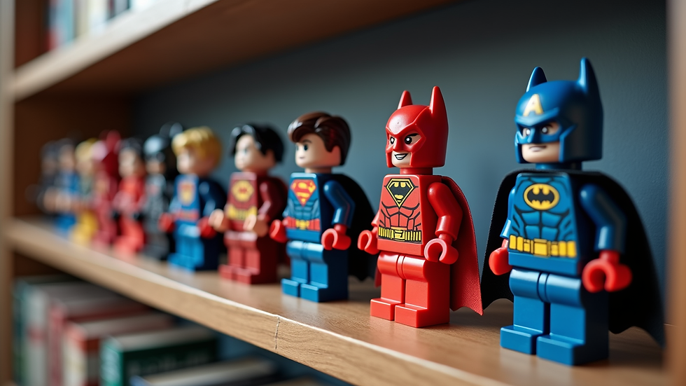 עיצוב קירות עם לגו DC לבית