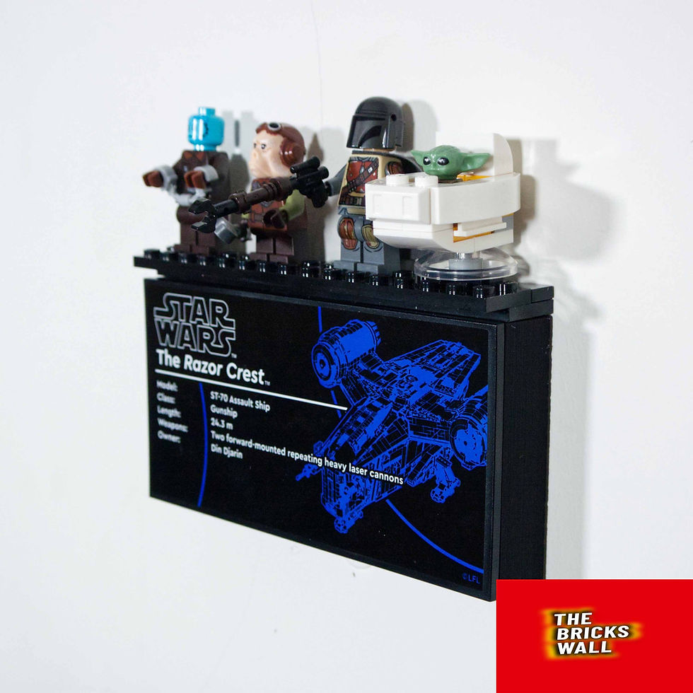 תמונה ממוזערת: The Razor Crest™   75331 סטנד לגו לקיר דגם