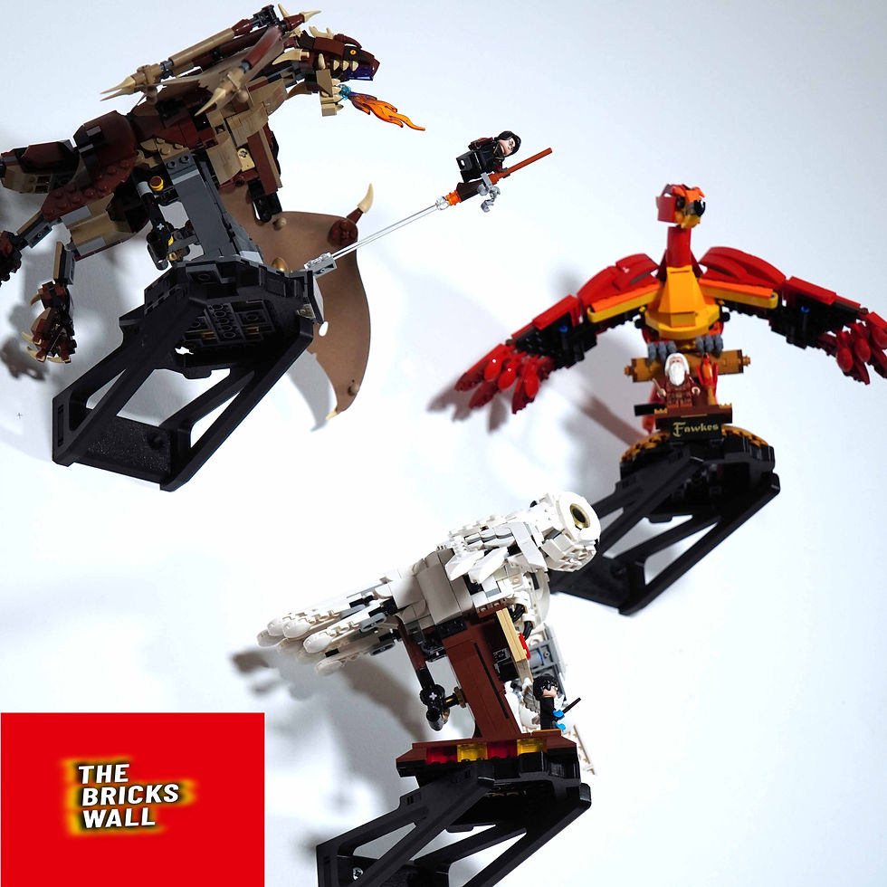 תמונה ממוזערת: Harry Potter Flying Beasts 75979 76394 76406  סטנד לגו לקיר דגם