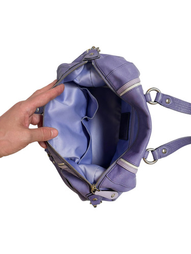 Coach Vintage Y2K Purple Madison Audrey Leather Satchel | People's