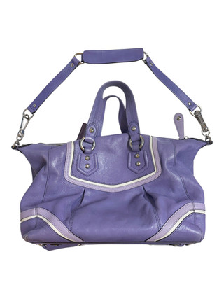 バッグ y2k COACH Madison Audrey llic Purple Coach Vintage Y2K Purple Madison Audrey Leather Satchel | People's