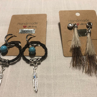 pendientes de crin de caballo