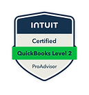Bookkeeping Level 2 QuickBooks badge