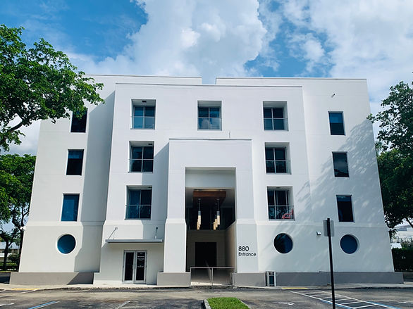 Priority Imaging office building entrance in Boca Raton Florida