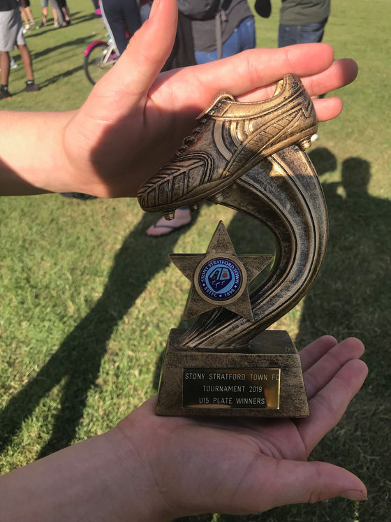 Winners U15's Stony Stratford Tournament