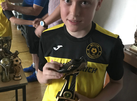 Presentation Evening Celebration of success for player, parents, coaches and managers