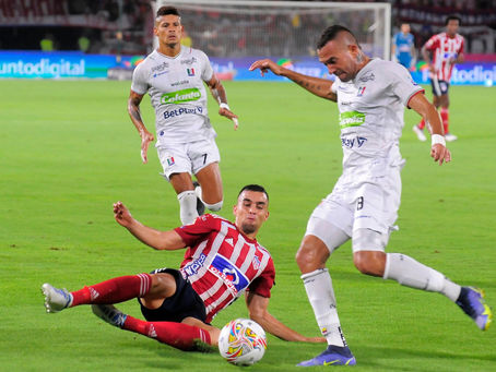 En el cumpleaños de Junior, quien festejó fue el Once Caldas