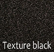 Powder coated colour texture black