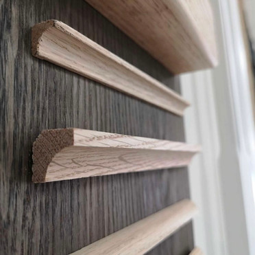 Oak cove moulding