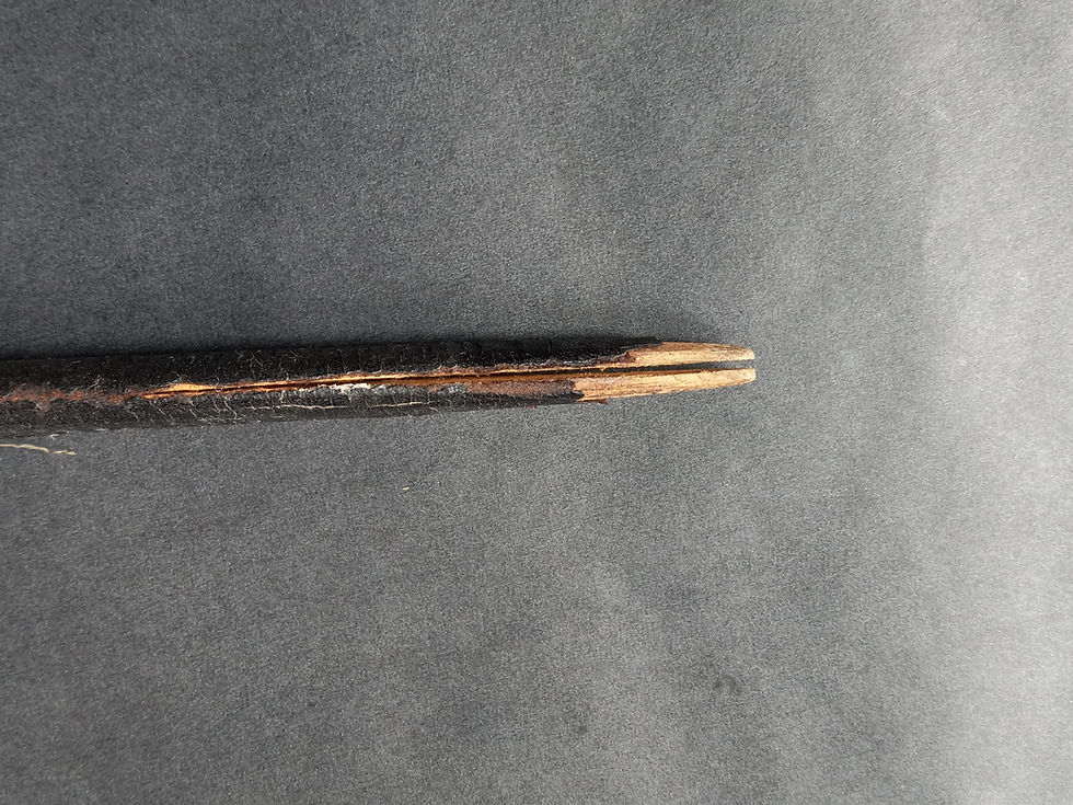 Thumbnail: Indian straight-bladed tulwar sword