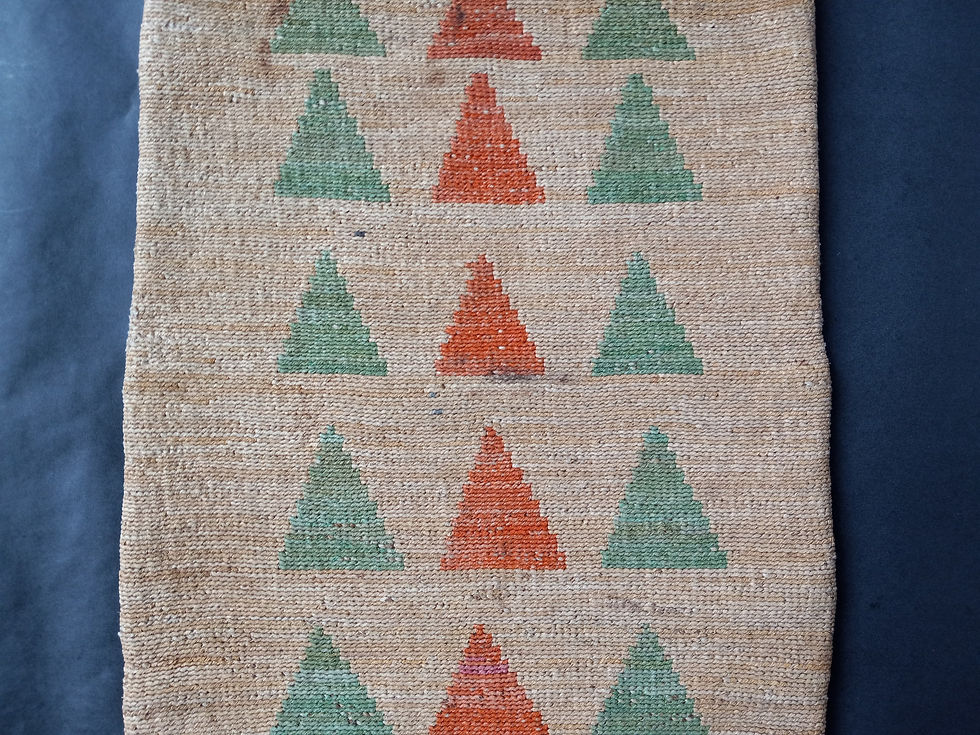 Thumbnail: Native American flat twined bag from the Columbia Plateau