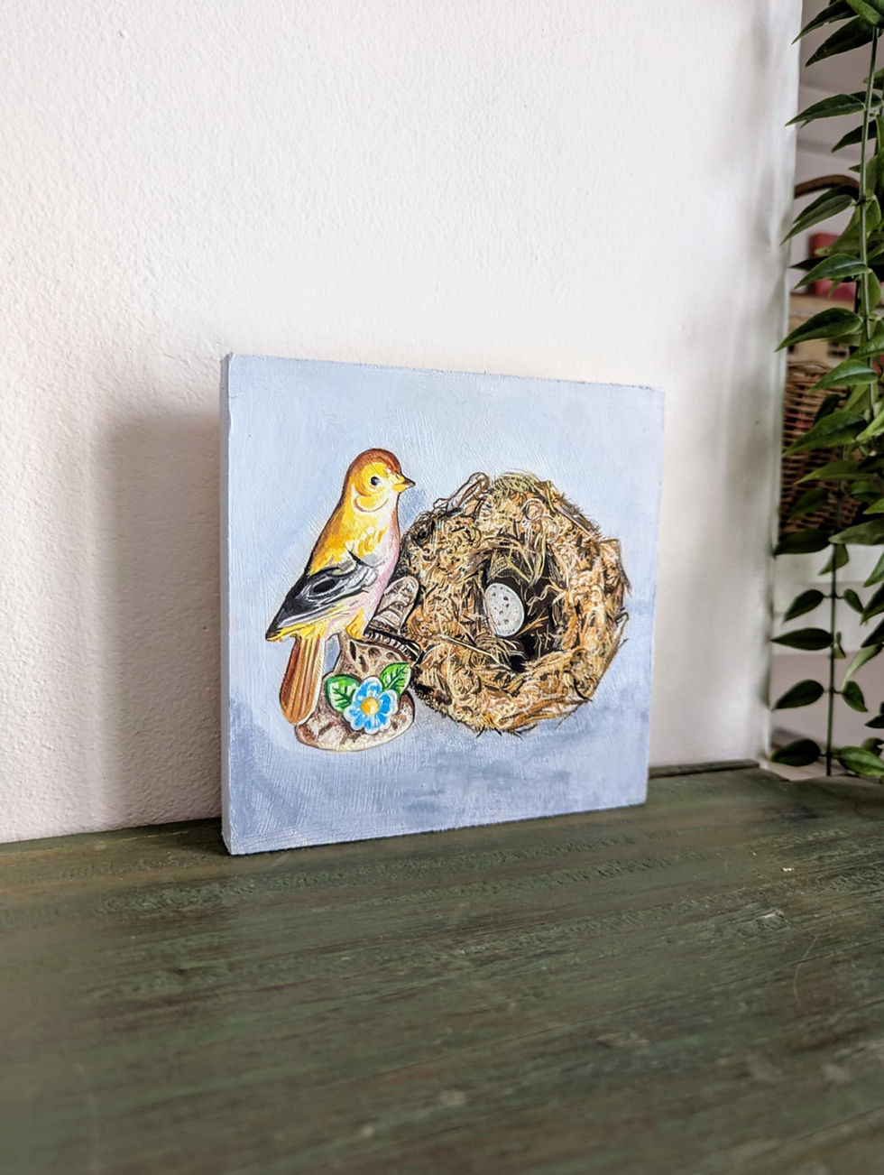 Thumbnail: China Bird and Nest Painting