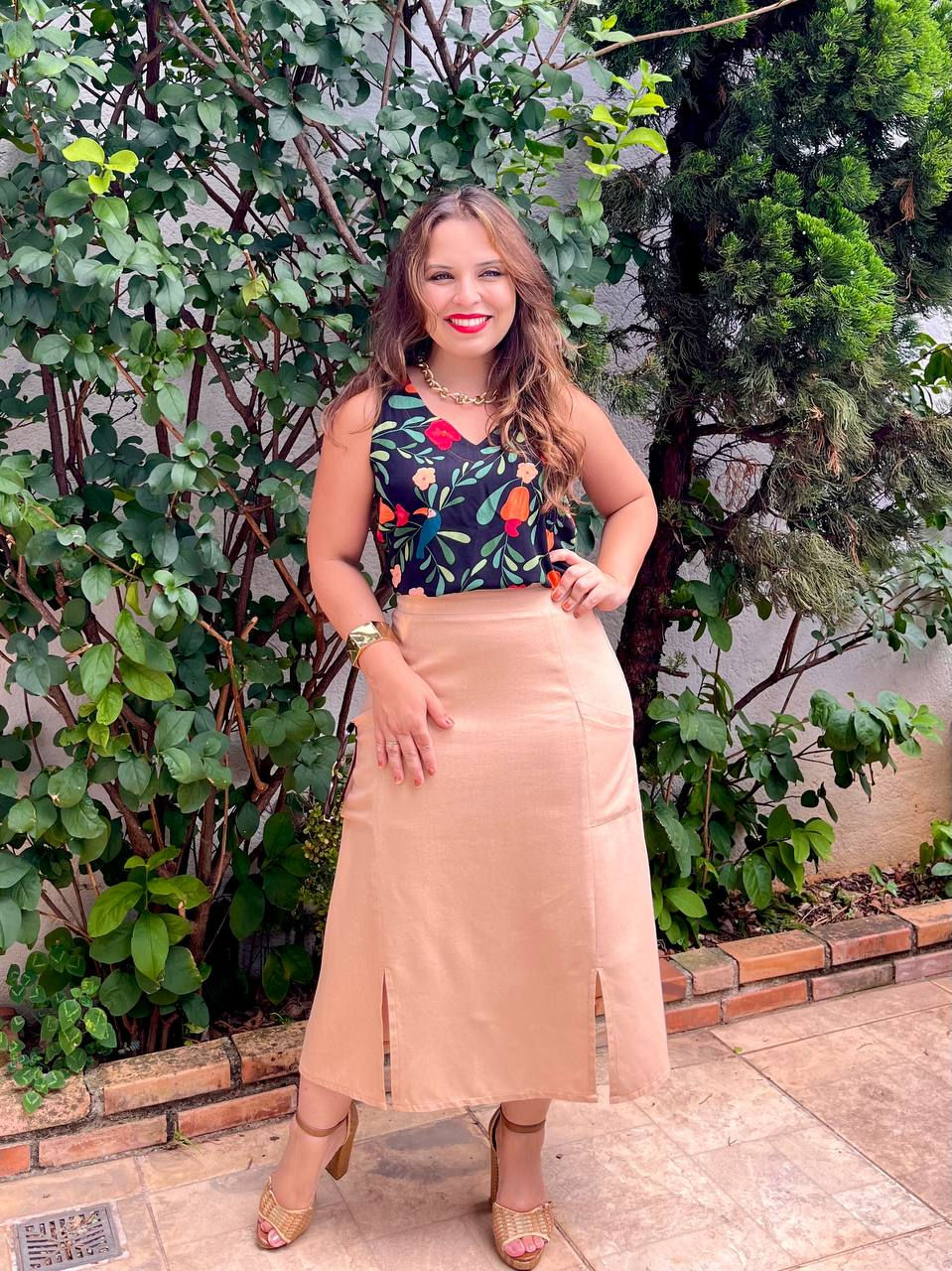 Miniatura: | Saia Beija-Flor Evasê |