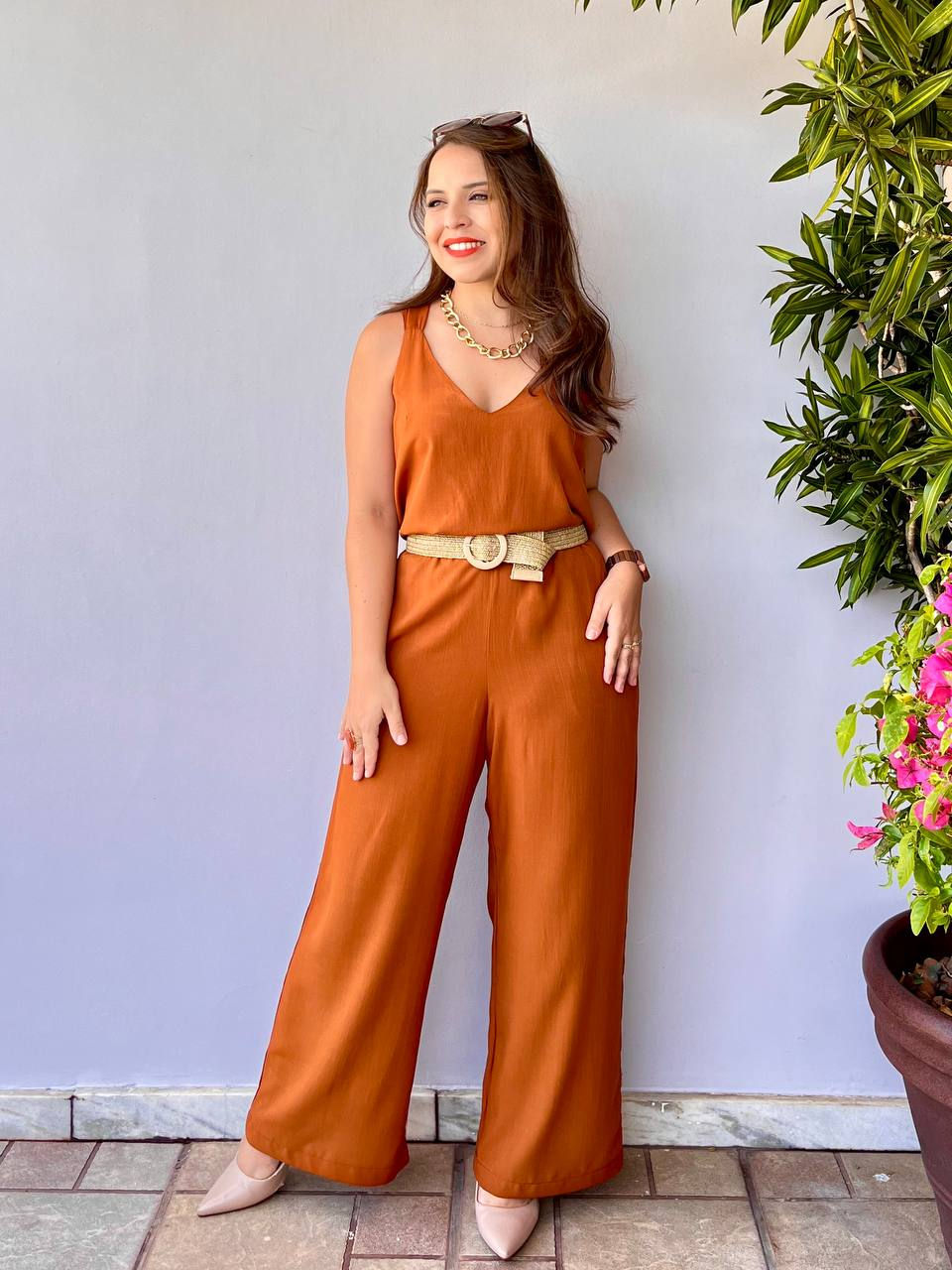 | Macacão Alças Longo |