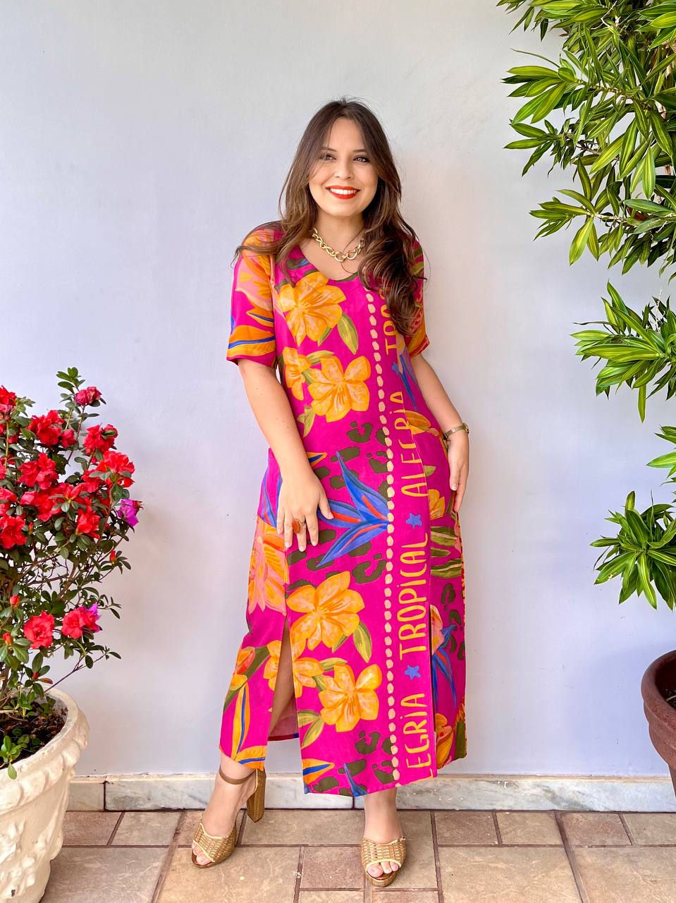 | Vestido Andorinha 3/4 |