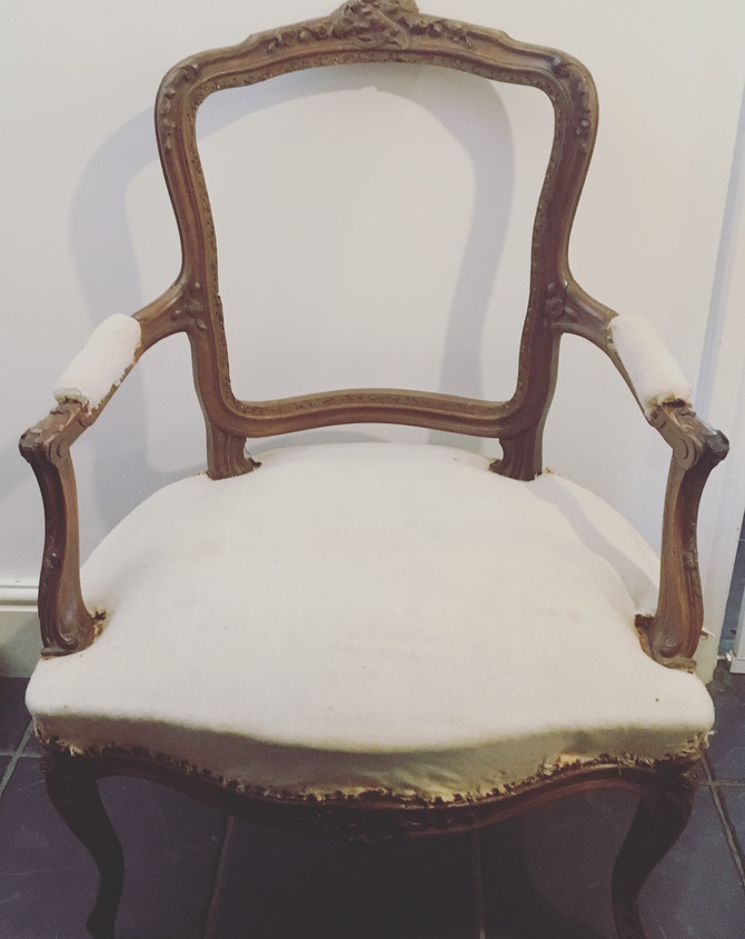 Re-Upholstering a French Chair - Part 1, Deconstruction and Stripping