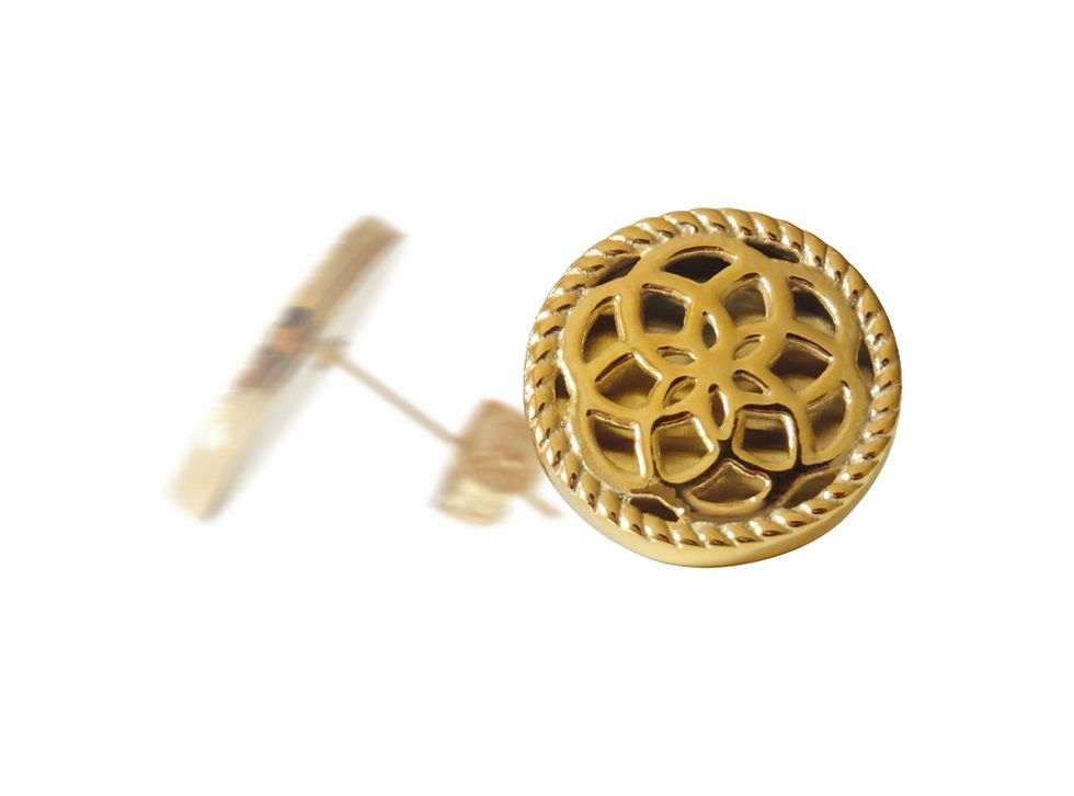 Miniaturbild: TFE02 | Traumfänger Ohrstecker | Blume