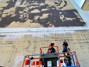 "Zero Hunger" Mural at Orpheum Theater New Orleans