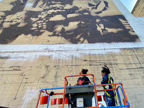 "Zero Hunger" Mural at Orpheum Theater New Orleans
