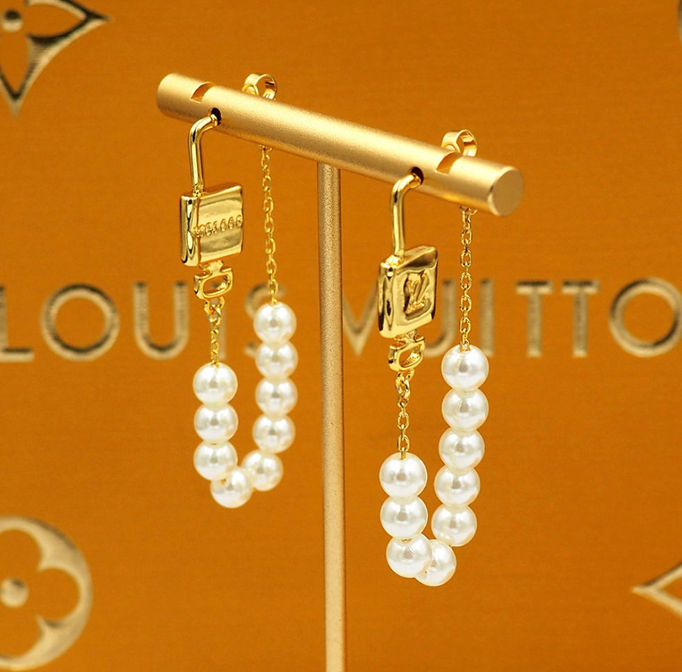 Thumbnail: Aretes LV Perlas 