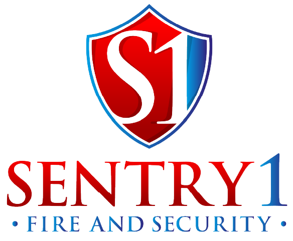 Sentry 1 fire and security full logo