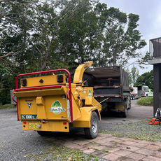 Urban Roots truck and wood chipper