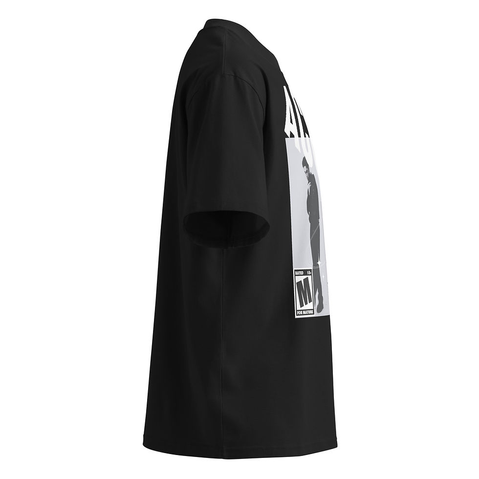 Thumbnail: GRAPHIC OVERSIZED TEE (BLACK)