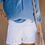 Thumbnail: Ripped Stretch White Denim Shorts