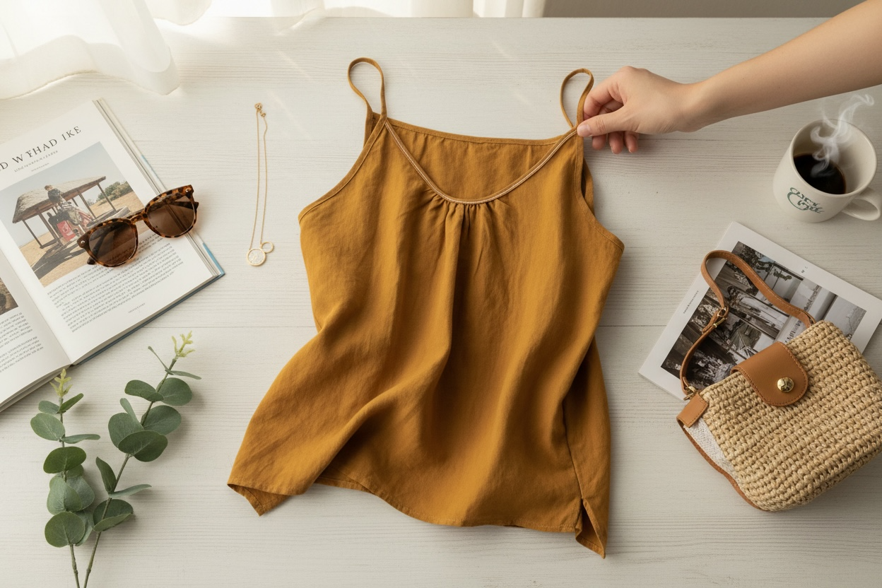 Cotton Linen Tank