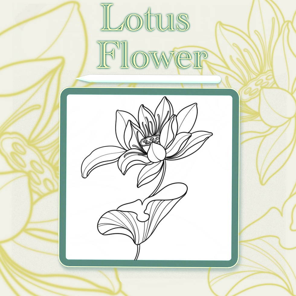 Miniatura: Botanical Flash Stamps Brush Set