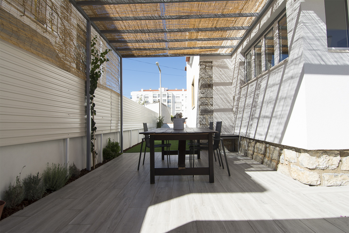 exterior após