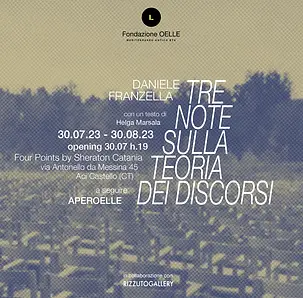 Grafica mostra Tre note sulla teoria dei discorsi