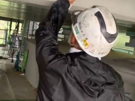 気合いを入れて作業中❕❕😊