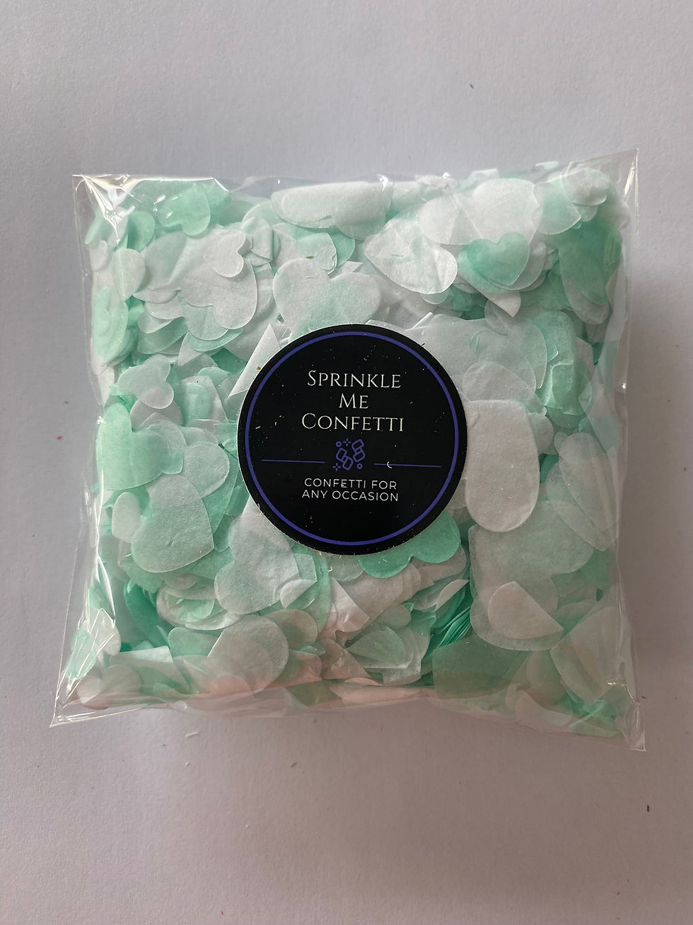 Thumbnail: Mint White Metallic Silver Mix