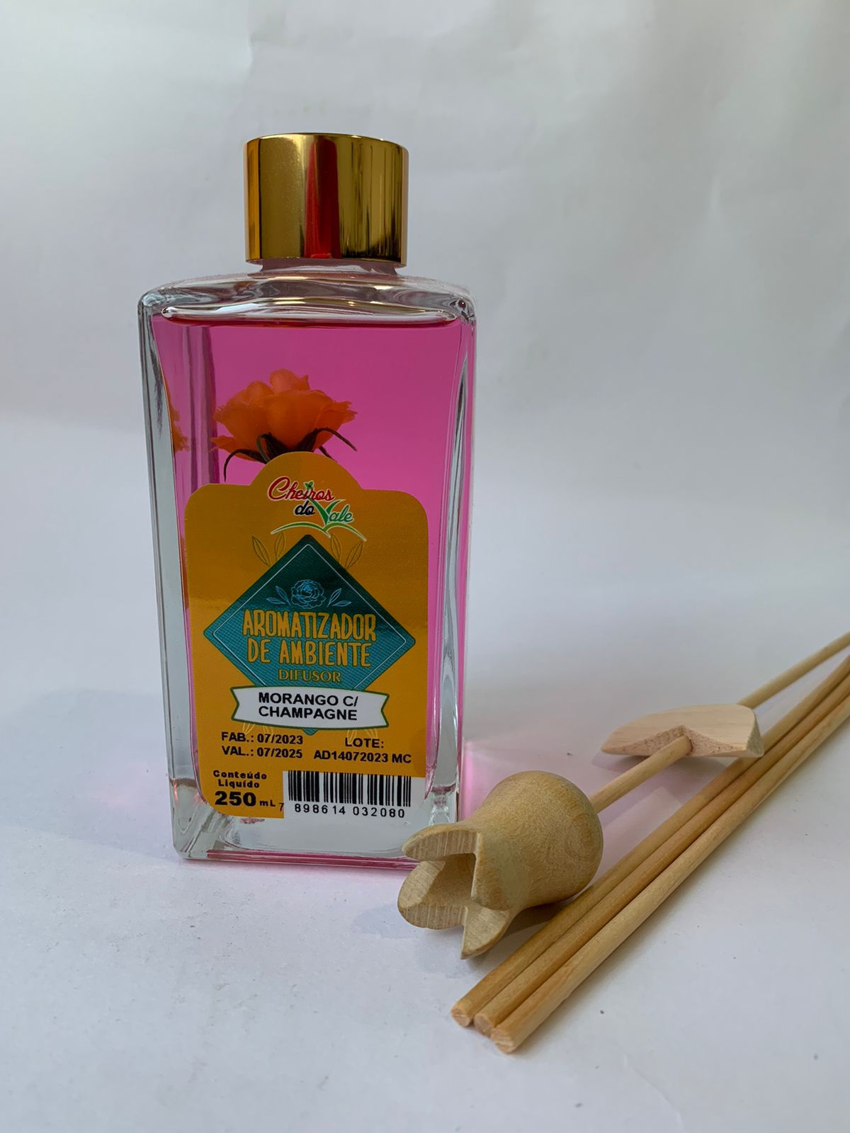 Morango com champagne