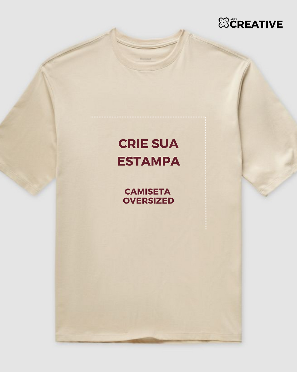 Camiseta personalizada tamanho grande