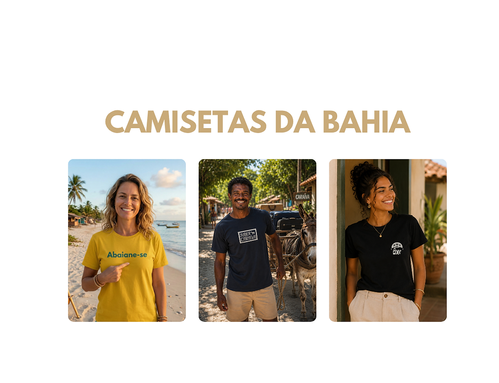 CAMISETAS DA BAHIA