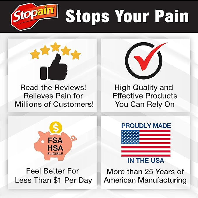 Thumbnail: Stopain Pain Relief Spray, 4oz (3 Pack) USA Made