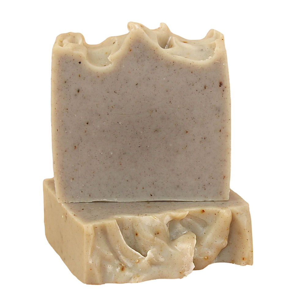 Two bars of our handcrafted soap made with organic ingredients: Didja Sleep?